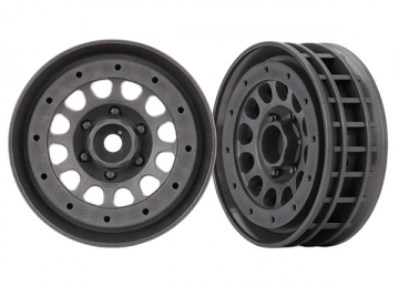 Wheels Method 105 Charcoal Grey 1.9 Beadlock (2) in the group Brands / T / Traxxas / Tires & Wheels at Minicars Hobby Distribution AB (428173A)