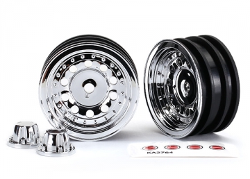 Wheels Chrome 1.9 SC (for 8255A Axle) (2) in the group Brands / T / Traxxas / Tires & Wheels at Minicars Hobby Distribution AB (428175)