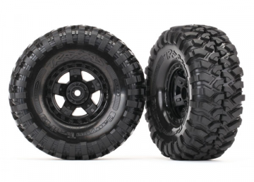 Tires & Wheels Canyon Trail/TRX-4 Black 1.9 (2) in the group Brands / T / Traxxas / Tires & Wheels at Minicars Hobby Distribution AB (428179)