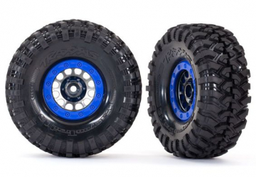 Tires & Wheels Canyon Trail/ Method 105 Black Chrom 1.9 (2) in the group Brands / T / Traxxas / Tires & Wheels at Minicars Hobby Distribution AB (428182)