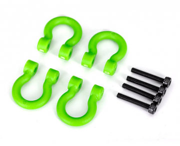 Bumper D-Rings Green (4)  TRX-4/6 in the group Brands / T / Traxxas / Spare Parts at Minicars Hobby Distribution AB (428234-GRN)