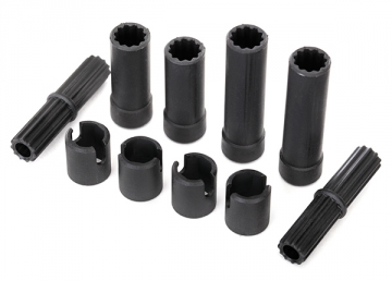 Kardanaxel Set (Enbart Plastdelarna) TRX-4/6* (Ersatt av #8250X + #8139)