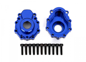 Portal Housing Outer Alu Blue Front/Rear (2)  TRX-4/6 in the group Brands / T / Traxxas / Spare Parts at Minicars Hobby Distribution AB (428251X)