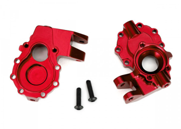 Portal Housing Inner Front Alu Red Left/Right (2)  TRX-4/6 in the group Brands / T / Traxxas / Spare Parts at Minicars Hobby Distribution AB (428252R)