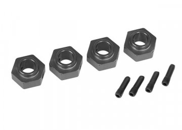 Wheel Hubs 12mm Hex Alu Grey (4)  TRX-4/6 in the group Brands / T / Traxxas / Accessories at Minicars Hobby Distribution AB (428269A)