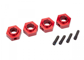 Wheel Hubs 12mm Hex Alu Red (4)  TRX-4/6 in the group Brands / T / Traxxas / Accessories at Minicars Hobby Distribution AB (428269R)