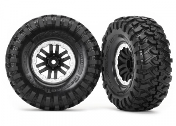 Tires & Wheels Canyon Trail/TRX-4 Black-Satin 1.9 (2) in der Gruppe Hersteller / T / Traxxas / Tires & Wheels bei Minicars Hobby Distribution AB (428272X)