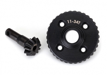 Ring gear differential pinion gear 11/34T (CNC)  TRX-4/6 in the group Brands / T / Traxxas / Spare Parts at Minicars Hobby Distribution AB (428279R)