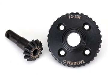 Ring- & differential pinion gear Overdrive 12/33T  TRX-4/6 in the group Brands / T / Traxxas / Spare Parts at Minicars Hobby Distribution AB (428287)