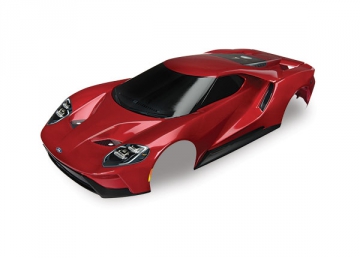 Body Ford GT Red in the group Brands / T / Traxxas / Bodies & Accessories at Minicars Hobby Distribution AB (428311R)