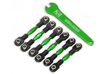 Turnbuckles Front and Rear Alu Green Set  4-Tec in the group Brands / T / Traxxas / Spare Parts at Minicars Hobby Distribution AB (428341G)
