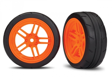 Tires & Wheels Response 1,9 Touring Orange Front VXL (2) in the group Brands / T / Traxxas / Tires & Wheels at Minicars Hobby Distribution AB (428373A)