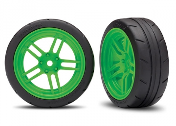 Tires & Wheels Response 1,9 Touring Green Front VXL (2) in the group Brands / T / Traxxas / Tires & Wheels at Minicars Hobby Distribution AB (428373G)