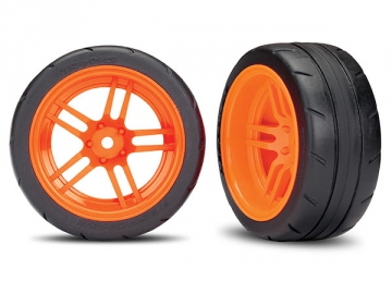 Tires & Wheels Response 1,9 Touring Orange Rear VXL (2) in the group Brands / T / Traxxas / Tires & Wheels at Minicars Hobby Distribution AB (428374A)