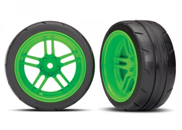 Tires & Wheels Response 1,9 Touring Green Rear VXL (2) in the group Brands / T / Traxxas / Tires & Wheels at Minicars Hobby Distribution AB (428374G)
