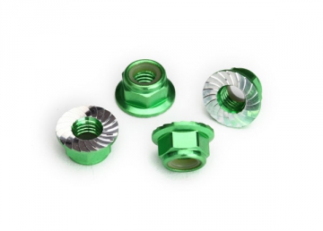 Lock Nut Flanged M5 Alu Green (4) in the group Brands / T / Traxxas / Hardware at Minicars Hobby Distribution AB (428447G)