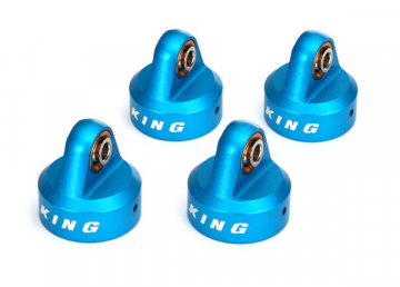Shock Caps Alu Blue King GTR (4) in the group Brands / T / Traxxas / Spare Parts at Minicars Hobby Distribution AB (428457)
