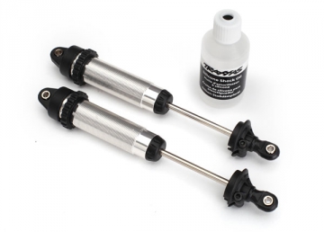 Shocks GTR 139mm Alu Silver (Threaded) (2) in the group Brands / T / Traxxas / Spare Parts at Minicars Hobby Distribution AB (428460)