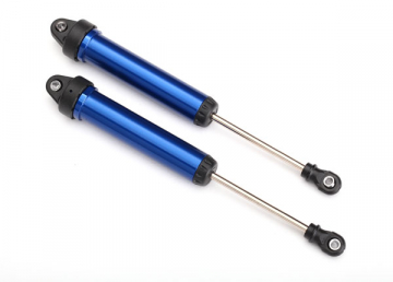 Shocks GTR 160mm Alu Blue (No Threads) (2) in the group Brands / T / Traxxas / Spare Parts at Minicars Hobby Distribution AB (428461X)
