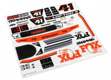 Decals Unlimited Desert Racer Fox Edition in the group Brands / T / Traxxas / Bodies & Accessories at Minicars Hobby Distribution AB (428515)