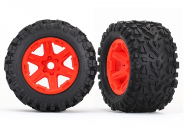 Tires & Wheels Talon EXT/Carbide Orange 3.8 (2) in the group Brands / T / Traxxas / Tires & Wheels at Minicars Hobby Distribution AB (428672A)