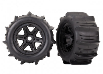 Tires & Wheels Paddel/Carbide Black 3.8 TSM (2) in the group Brands / T / Traxxas / Tires & Wheels at Minicars Hobby Distribution AB (428674)