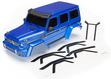 Body Mercedes G500 TRX-4 Complete Blue in the group Brands / T / Traxxas / Bodies & Accessories at Minicars Hobby Distribution AB (428811X)