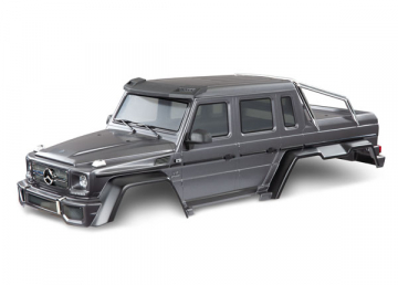 Body Mercedes G 63 TRX-6 Matt Silver in the group Brands / T / Traxxas / Bodies & Accessories at Minicars Hobby Distribution AB (428825X)