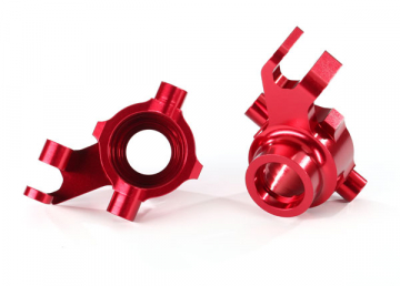 Steering Blocks Alu Red (Pair) Maxx in the group Brands / T / Traxxas / Spare Parts at Minicars Hobby Distribution AB (428937R)