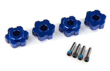 Wheel Hubs Hex Alu Blue (4) Maxx in the group Brands / T / Traxxas / Spare Parts at Minicars Hobby Distribution AB (428956X)