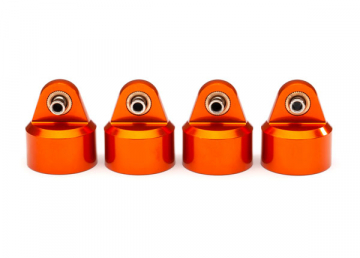 Shock Caps Alu Orange GT-Maxx (4) in the group Brands / T / Traxxas / Spare Parts at Minicars Hobby Distribution AB (428964T)