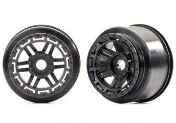 Wheels Black (17mm) 2,8 (2) in the group Brands / T / Traxxas / Tires & Wheels at Minicars Hobby Distribution AB (428971)