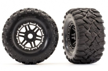 Tires & Wheels Maxx/Black (17mm) 2,8 TSM (2) in the group Brands / T / Traxxas / Tires & Wheels at Minicars Hobby Distribution AB (428972)