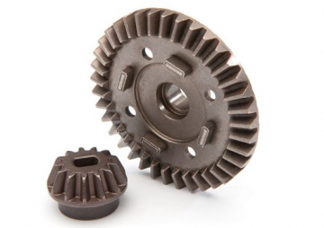 Ring Gear & Pinion Gear Diff Rear Maxx in the group Brands / T / Traxxas / Spare Parts at Minicars Hobby Distribution AB (428977)