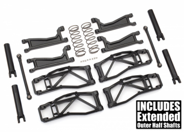 Suspension Kit WideMaxx Black Maxx in the group Brands / T / Traxxas / Spare Parts at Minicars Hobby Distribution AB (428995)