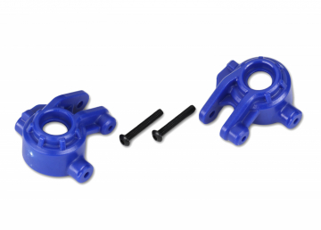 Steering Blocks HD Blue L+R (for Upgrade Kit #9080) in the group Brands / T / Traxxas / Spare Parts at Minicars Hobby Distribution AB (429037X)