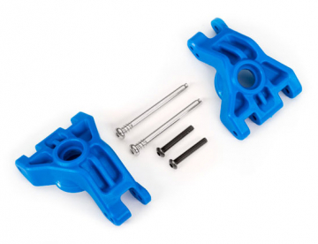Stub Axle Carriers Rear HD (Pair) Blue (for Upgrade Kit #9080) in the group Brands / T / Traxxas / Accessories at Minicars Hobby Distribution AB (429050X)
