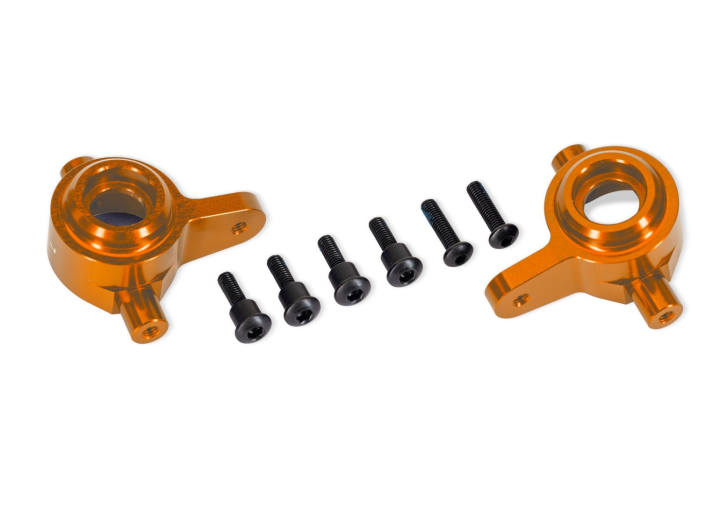 Styrspindlar Alu Orange (Par) Raptor R Ultimate, (Uppgradering #9080)