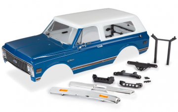 Body Chevy Blazer '72 Blue/White Complete in the group Brands / T / Traxxas / Bodies & Accessories at Minicars Hobby Distribution AB (429111X)