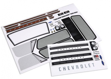 Decal Sheet Blazer 69 and 72 in the group Brands / T / Traxxas / Bodies & Accessories at Minicars Hobby Distribution AB (429113)