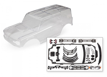 Body Ford Bronco 2021 Clear in the group Brands / T / Traxxas / Bodies & Accessories at Minicars Hobby Distribution AB (429211)