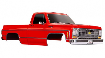 Body Chevrolet K10 (1979) Complete Red in der Gruppe Hersteller / T / Traxxas / Bodies & Accessories bei Minicars Hobby Distribution AB (429212R)