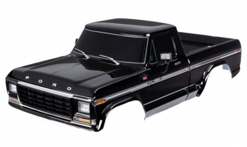 Body Ford F-150 (1979) Complete Black in the group Brands / T / Traxxas / Bodies & Accessories at Minicars Hobby Distribution AB (429230-BLK)