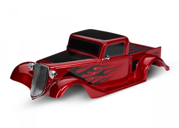 Body Factory Five 33 Hot Rod Truck Red in the group Brands / T / Traxxas / Bodies & Accessories at Minicars Hobby Distribution AB (429335R)