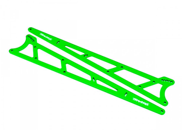 Side Plates Wheelie Bar Alu Green  Drag Slash in the group Brands / T / Traxxas / Spare Parts at Minicars Hobby Distribution AB (429462G)
