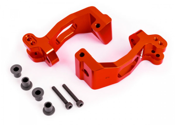 Caster Blocks (C-Hub) Alu Red L+R Sledge in the group Brands / T / Traxxas / Spare Parts at Minicars Hobby Distribution AB (429532R)