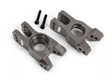 Carriers Stub Axle Alu Grey (Pair) Sledge in the group Brands / T / Traxxas / Spare Parts at Minicars Hobby Distribution AB (429552A)