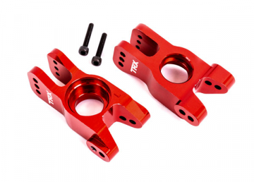 Carriers Stub Axle Alu Red (Pair) Sledge in the group Brands / T / Traxxas / Spare Parts at Minicars Hobby Distribution AB (429552R)