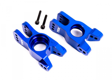 Carriers Stub Axle Alu Blue (Pair) Sledge in the group Brands / T / Traxxas / Spare Parts at Minicars Hobby Distribution AB (429552X)