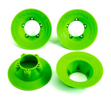 Wheel Covers Green (for Wheels #9572) (4) in the group Brands / T / Traxxas / Spare Parts at Minicars Hobby Distribution AB (429569G)